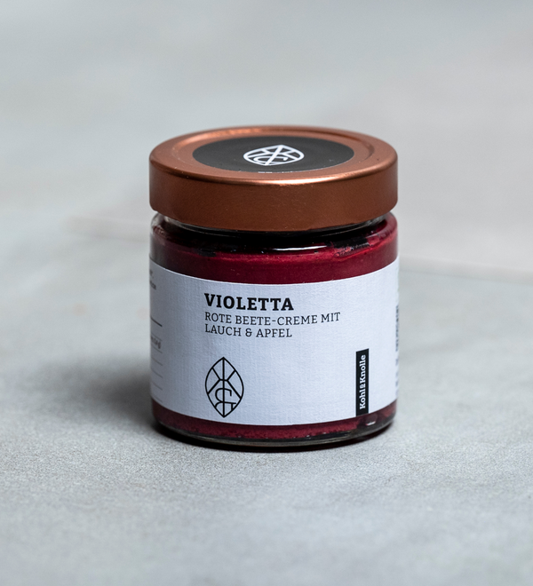 Violetta- Rote Beete Creme mit Apfel und Lauch